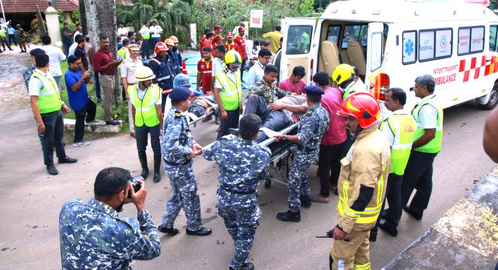 കൊച്ചി വിമാനത്താവളത്തിൽ എമർജൻസി മോക്ക് ഡ്രിൽ 