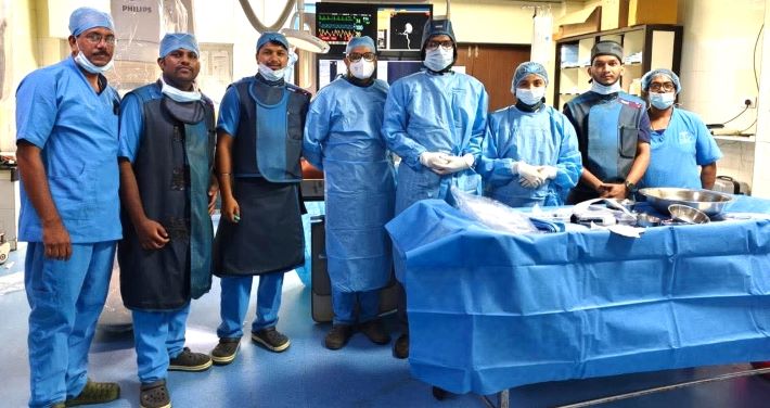 പരിക്കേറ്റ തമിഴ്നാട് സ്വദേശിക്ക് എൻഡോ വാസ്ക്കുലാർ ചികിത്സ വഴി പുതുജീവൻ