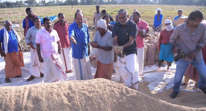 എഫ്.സി.ഐ യുമായി സഹകരിച്ച്‌ നെല്ല് സംഭരിക്കും