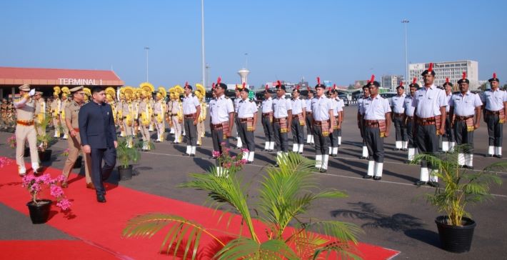 കൊച്ചി വിമാനത്താവളത്തിൽ റിപ്പബ്ലിക് ദിനം ആഘോഷിച്ചു